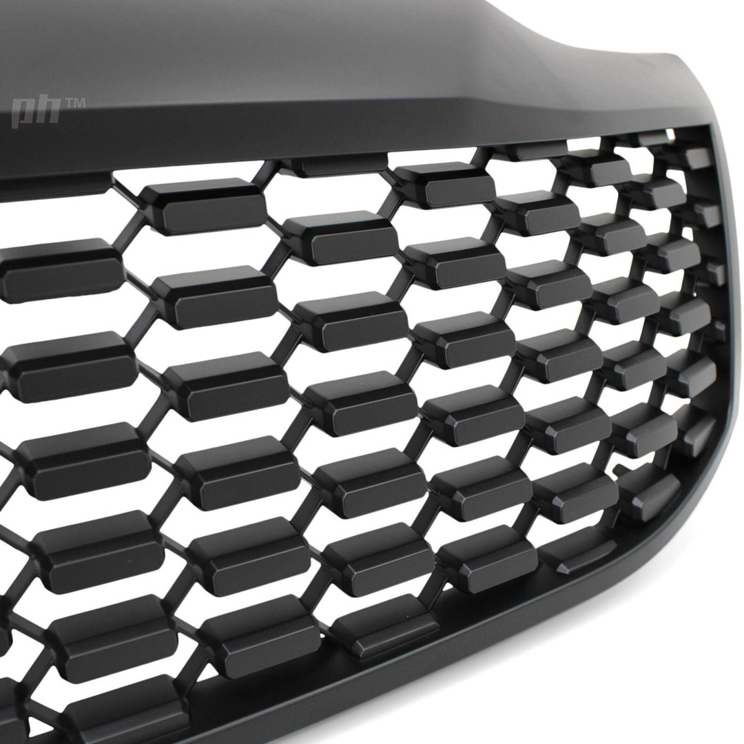 Grill Block Mesh Style BLACK Edition Fits Toyota Hilux N70 Facelift 2011 - 2015