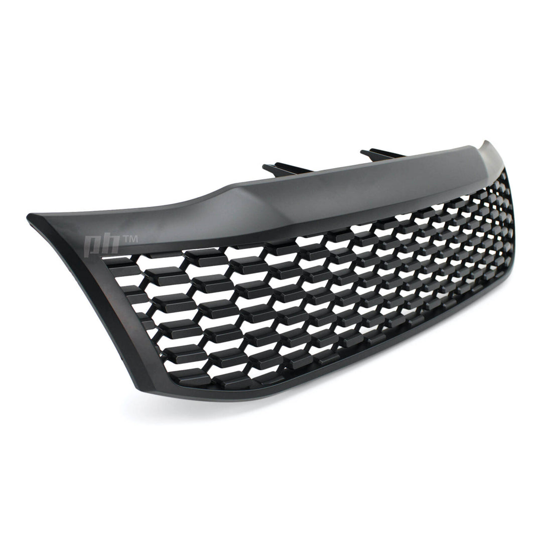 Grill Block Mesh Style BLACK Edition Fits Toyota Hilux N70 Facelift 2011 - 2015