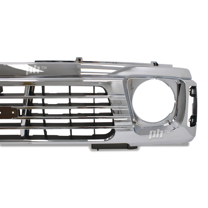 Grill Chrome & Corner Light SET fits Nissan Patrol GQ Series 2 Y60 1994 - 1997