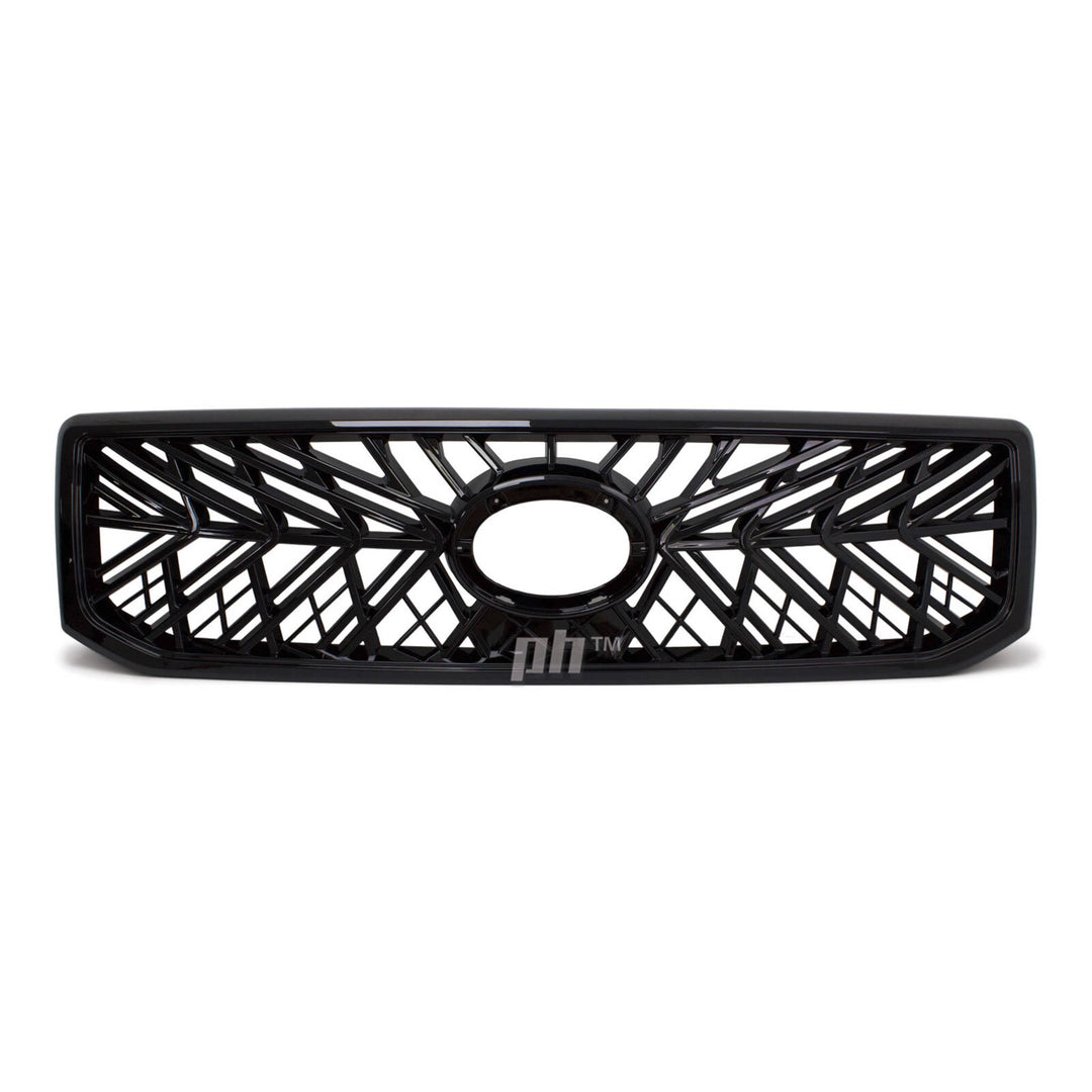 Grill Gloss BLACK Web Style Fits Toyota Landcruiser Prado 120 Series 2002 - 2009