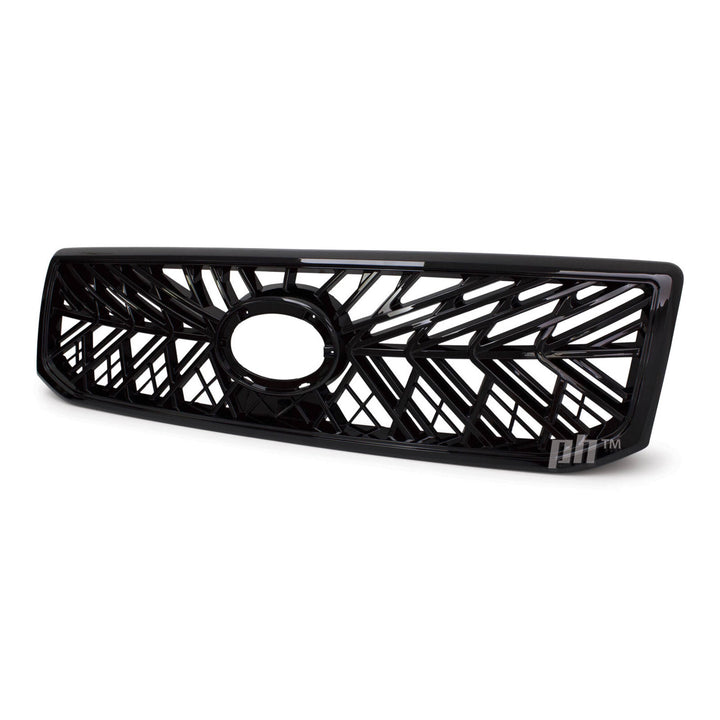 Grill Gloss BLACK Web Style Fits Toyota Landcruiser Prado 120 Series 2002 - 2009