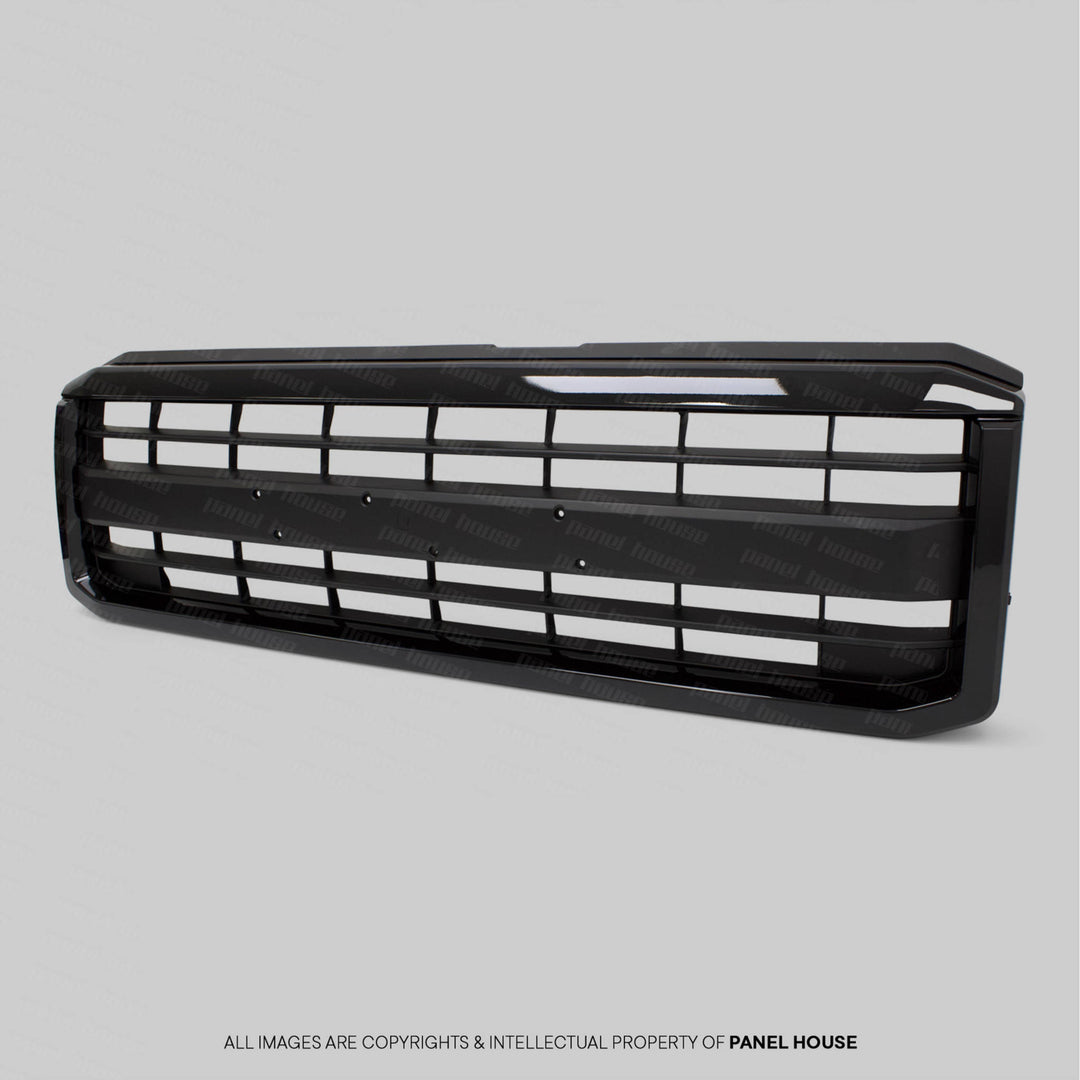 Grill BLACK fits Toyota Landcruiser 76 78 79 Series 2007 - 2023