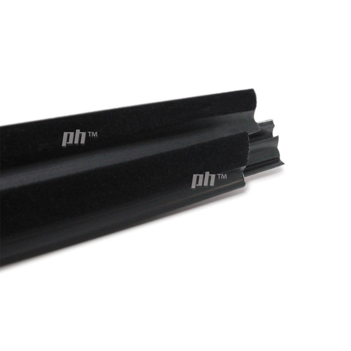 Door Weatherstrip Belt Moulds Front PAIR fits Toyota Hilux N70 2DR 2005 - 2015