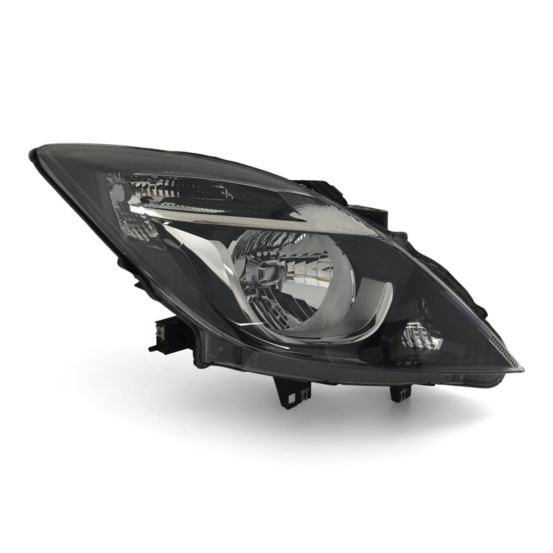 Headlights Black PAIR fits Mazda BT50 UR 2015 - 2020