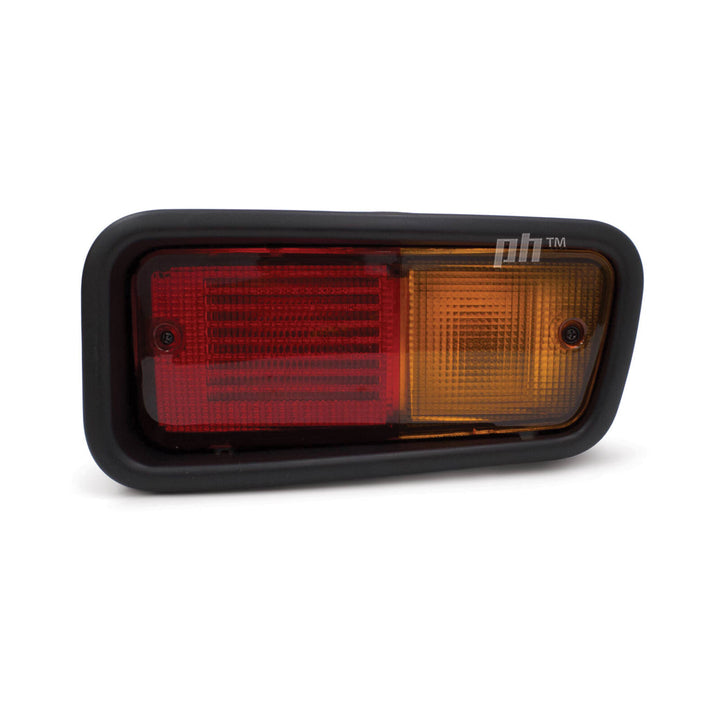 Rear Bumper Tail Lights PAIR With Surround & Wiring fits Nissan Patrol GQ GU Wagon 1992 - 2016