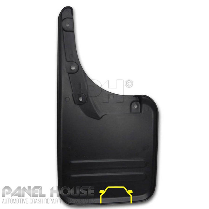 Mud Flaps Rear No Flare Type Fits Toyota Hilux 4WD Ute 05-14