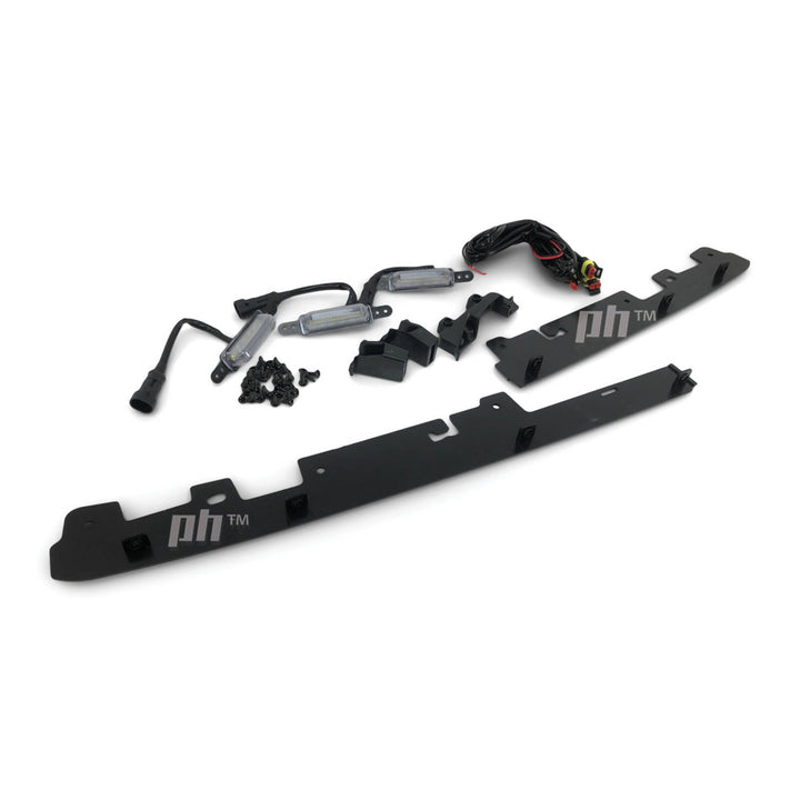 Black F Style Grill With LED fits Ford Ranger NEXT GEN T9 2022- Sport Wildtrak Platinum XLT Raptor Style