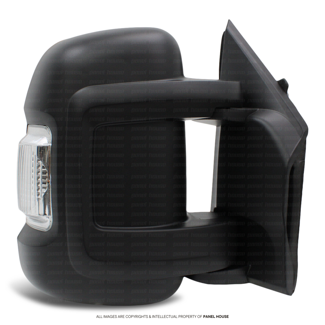 Door Mirrors PAIR Van Short Arm Electric fits Fiat Ducato Van 07-18