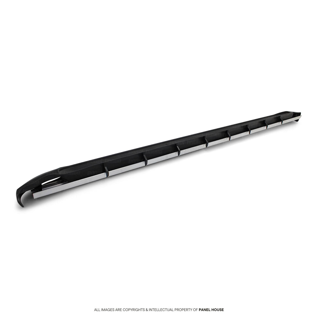 Black Edition Aluminium Side Steps fits Toyota Hilux Dual Cab 4DR N70 2005 - 2015 TRD