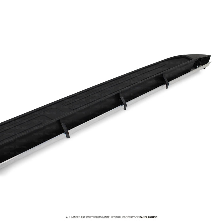 Black Edition Aluminium Side Steps fits Toyota Hilux Dual Cab 4DR N80 2015 - 2025 TRD