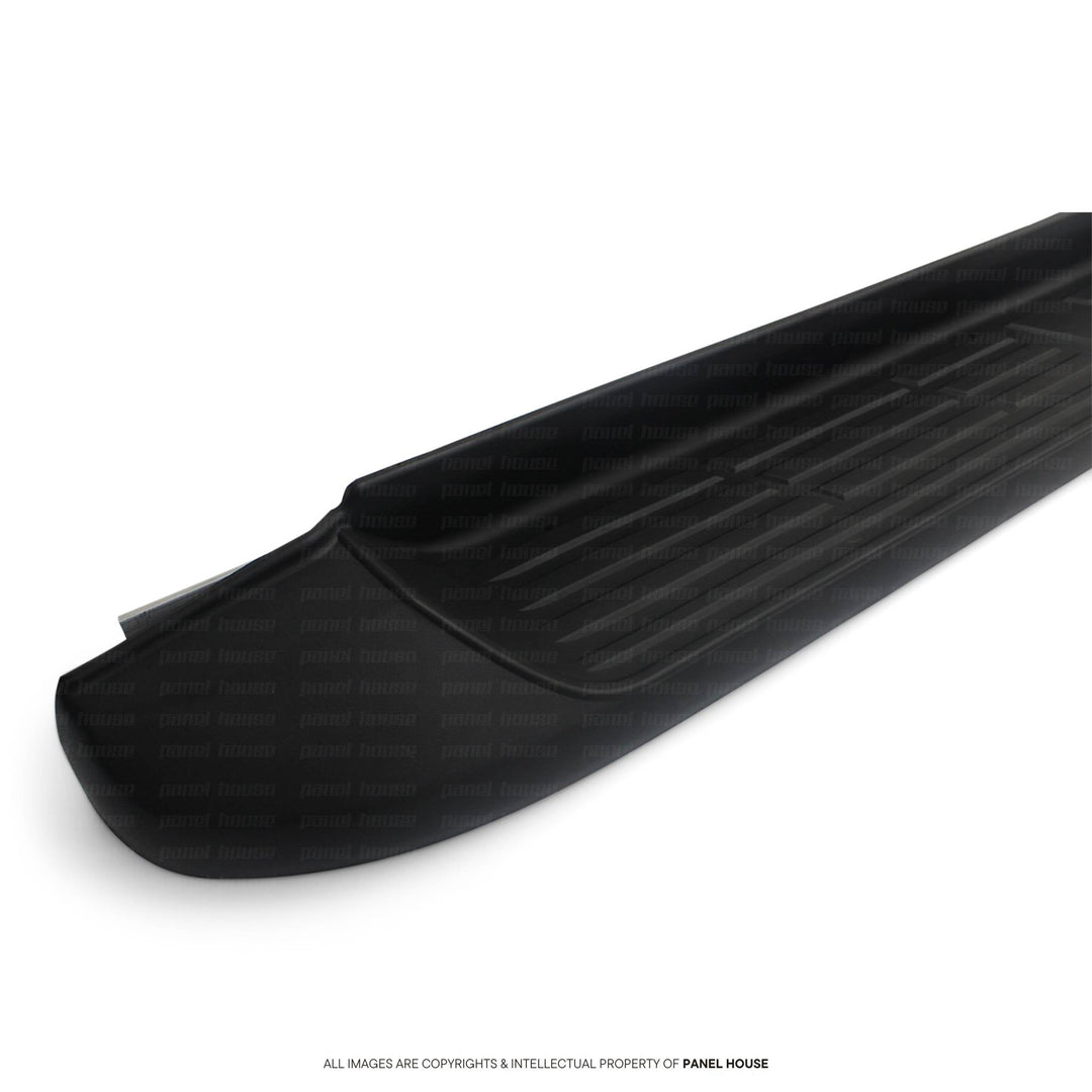 Black Edition Aluminium Side Steps fits Toyota Hilux Dual Cab 4DR N80 2015 - 2025 TRD