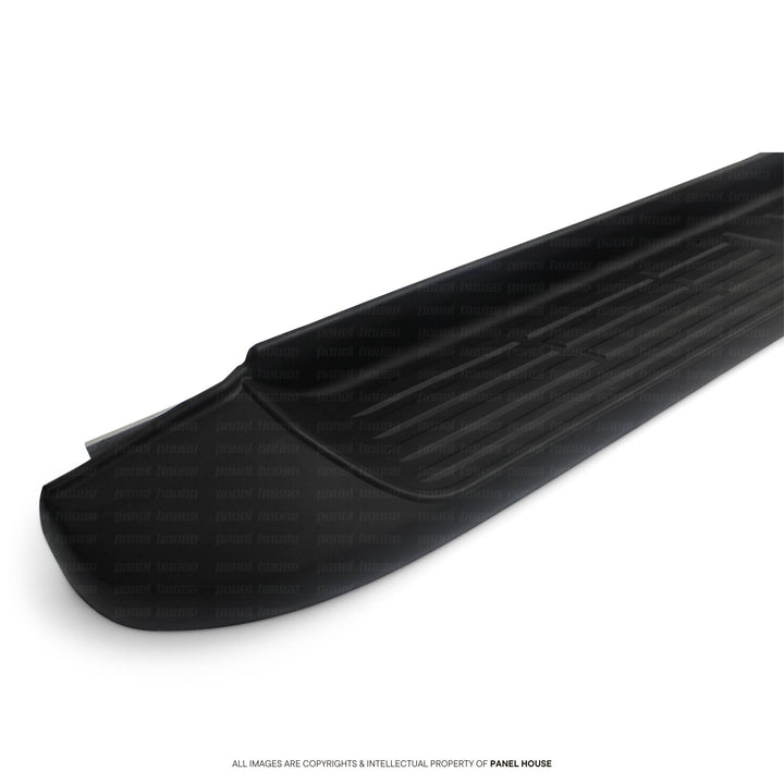 Black Edition Aluminium Side Steps fits Toyota Hilux Dual Cab 4DR N80 2015 - 2025 TRD
