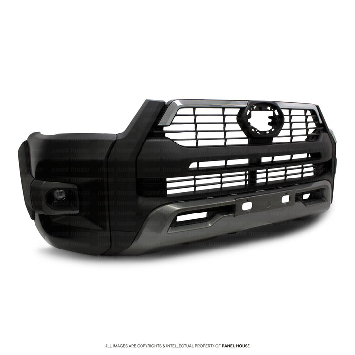 Front Bumper Upgrade Facelift Rogue Style Kit fits Toyota Hilux N80 2020 - 2025 Workmate SR SR5