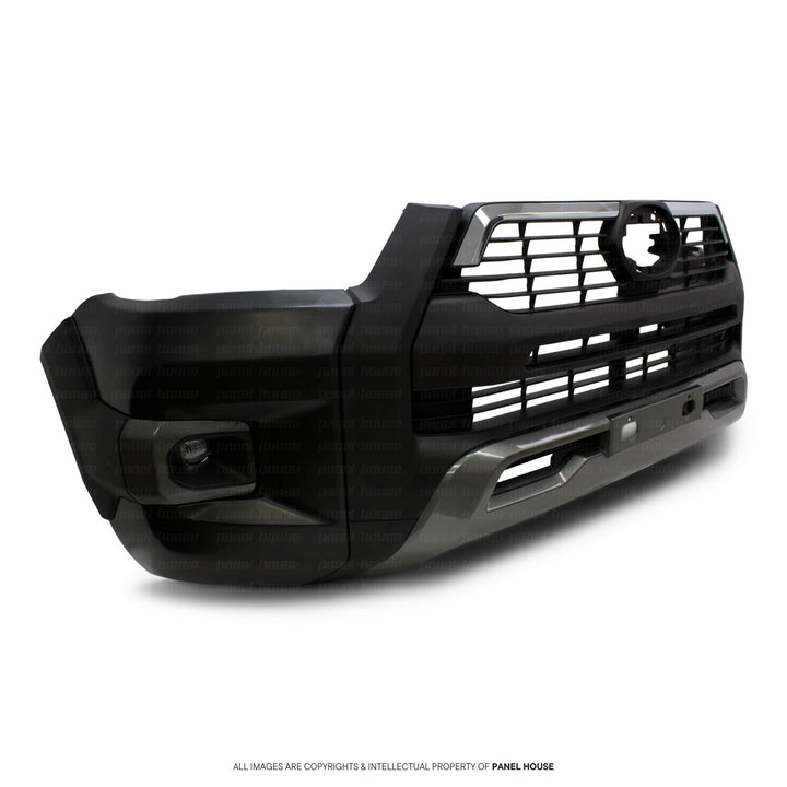 Front Bumper Upgrade Facelift Rogue Style Kit fits Toyota Hilux N80 2020 - 2025 Workmate SR SR5