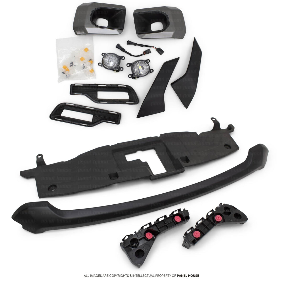 Front Bumper Upgrade Facelift Rogue Style Kit fits Toyota Hilux N80 2020 - 2025 Workmate SR SR5