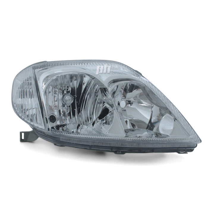 Headlights PAIR fits Toyota Corolla ZZE122 08/2000 - 02/2007 Sedan & Wagon