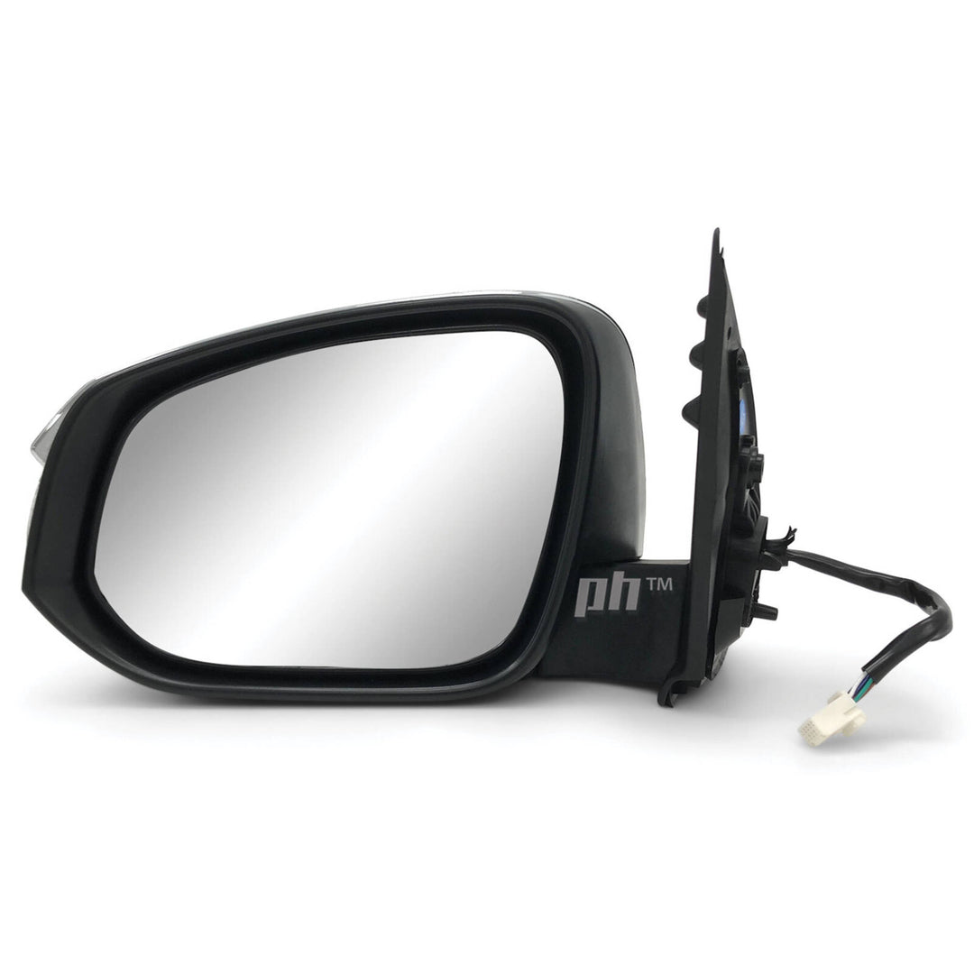 Door Mirrors PAIR Chrome Electric Auto Fold Fits Toyota Hilux N80 SR5 15 - 21