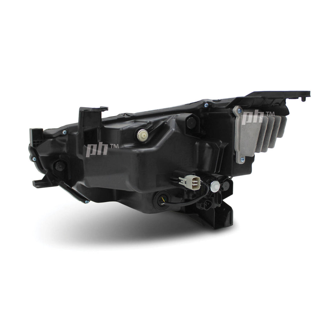 Headlights Black Projector LED DRL PAIR Fits Isuzu DMAX LS-M LS-U 2020 - 2023