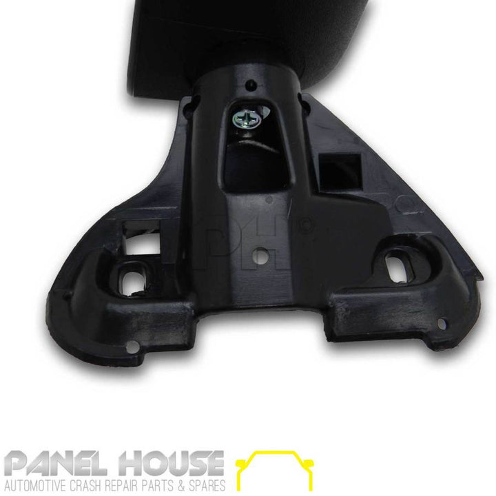 Door Mirrors PAIR Skin Mount Black Fits Toyota Hilux 01-05 2WD 4WD