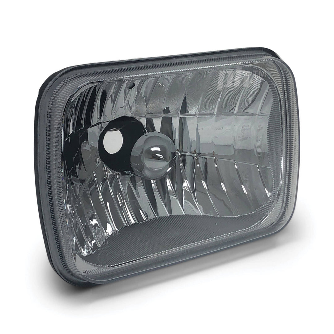 Headlight 7x5 Rectangle Semi Sealed Crystal Beam Fits Mazda RX7 S4 & S5