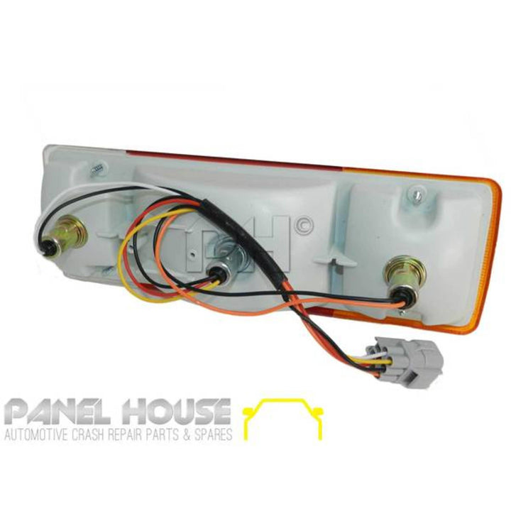 Tail Lights Square Plug PAIR fits Toyota Hilux N70 2005 - 2011