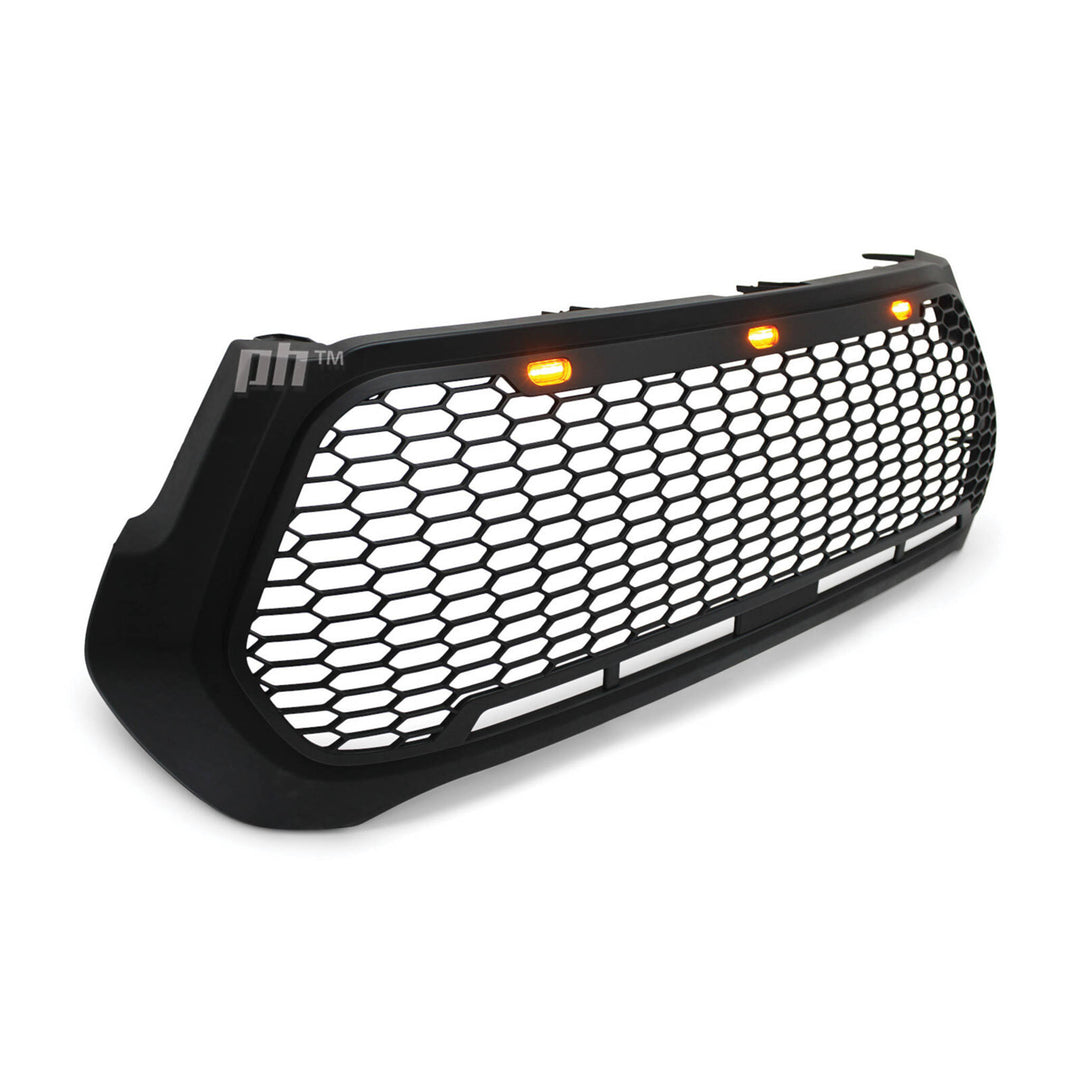 Grill Black Mesh With LED's Fits Toyota Hilux N80 SR 06/2020 - 2023