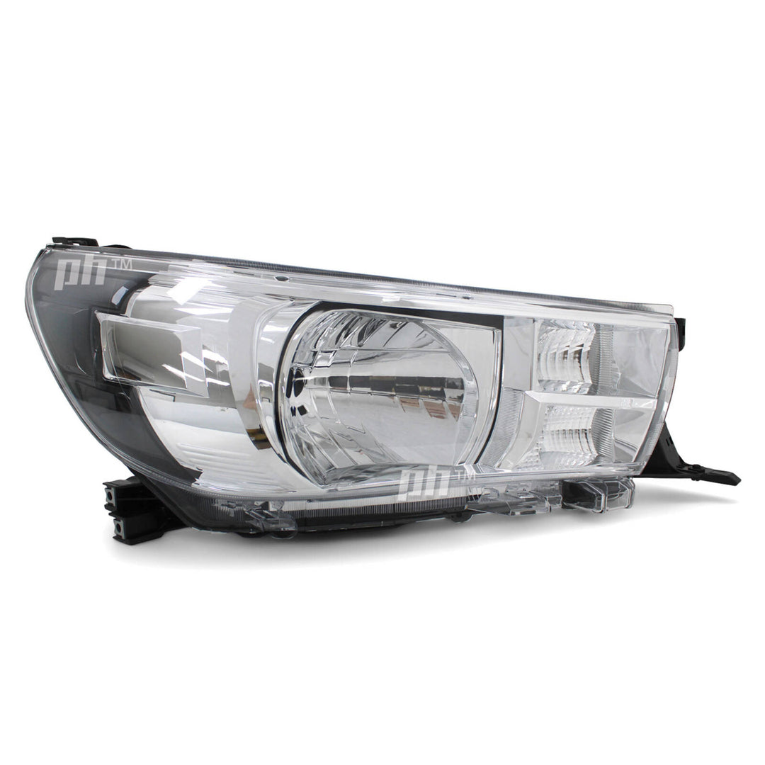 Headlights PAIR Fits Toyota Hilux N80 Workmate 2WD 4WD 05/2015 - 2022