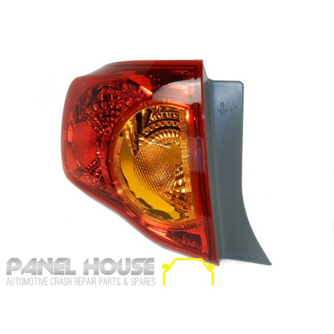 Tail Lights PAIR Fits Toyota Corolla ZRE152 Sedan 2007 - 2010