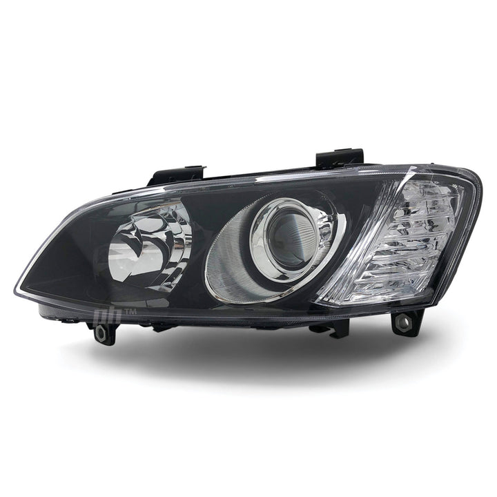 Headlights Black Projector PAIR fits Holden Commodore VE SSV HSV Calais 2010 - 2013