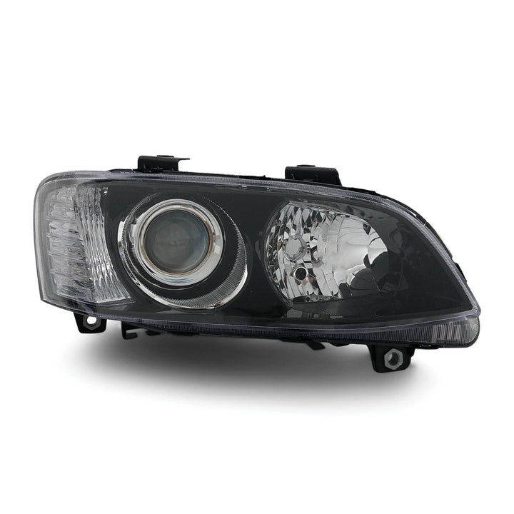 Headlights Black Projector PAIR fits Holden Commodore VE SSV HSV Calais 2010 - 2013