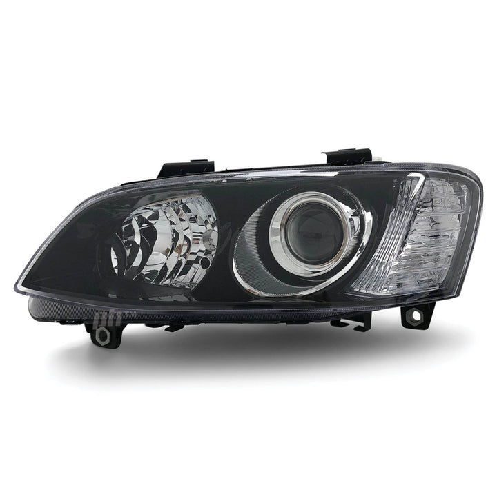 Headlights Black Projector PAIR fits Holden Commodore VE SSV HSV Calais 2010 - 2013