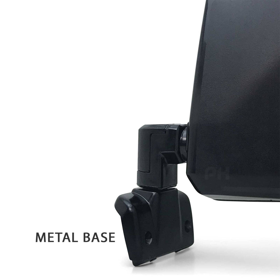 Door Mirror LEFT Black Metal Base Fits Toyota LandCruiser 70 75 78 Series Ute