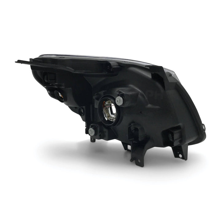 Headlights Black PAIR Fits Ford Ranger PK 2009 - 2011