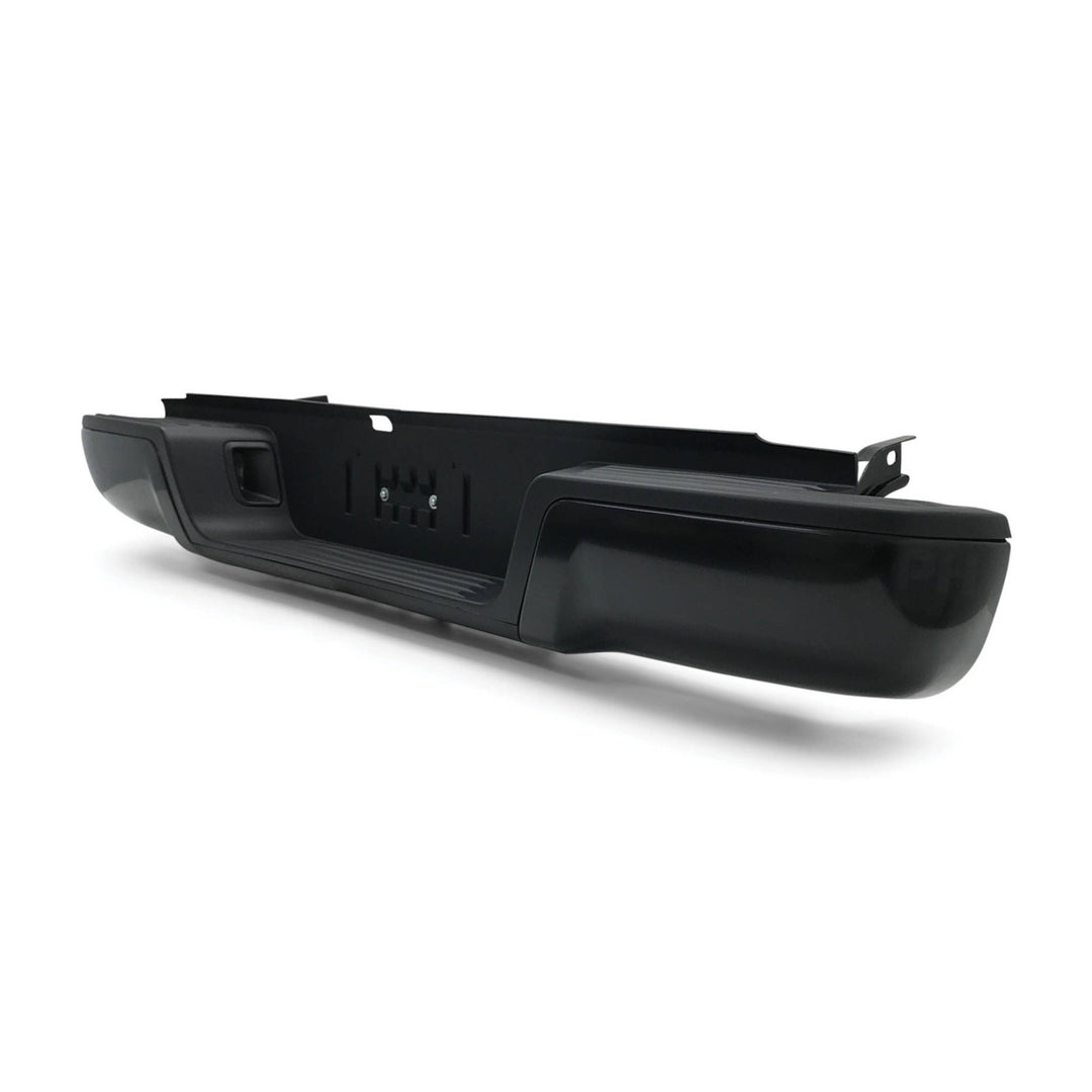 Rear Step Bumper Black With Brackets No Sensor fits Ford Ranger PX Ute 2011 - 2022