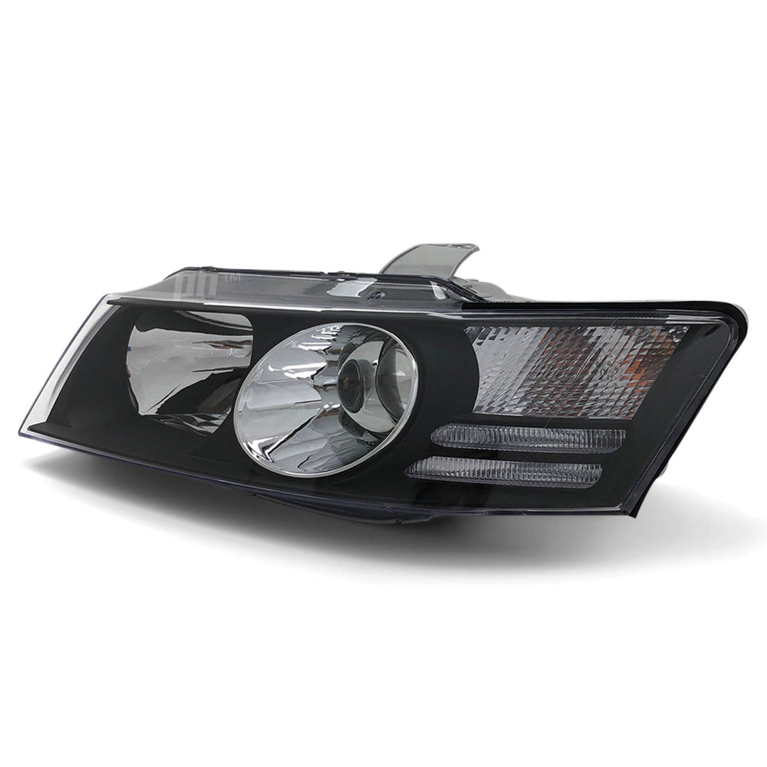 Headlights Black Projector PAIR fits Holden Commodore VZ SS Calais HSV 2004 - 2006