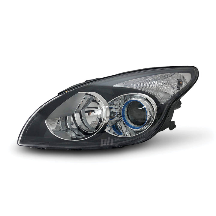 Headlights Black Projector PAIR fits Hyundai i30 FD 2010 - 2012 Hatch & Wagon