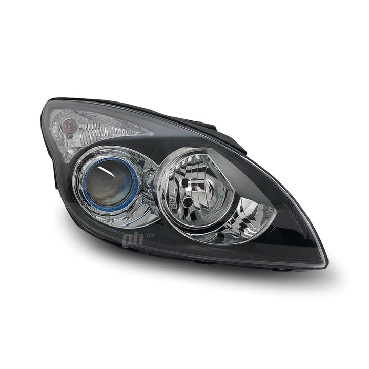 Headlights Black Projector PAIR fits Hyundai i30 FD 2010 - 2012 Hatch & Wagon