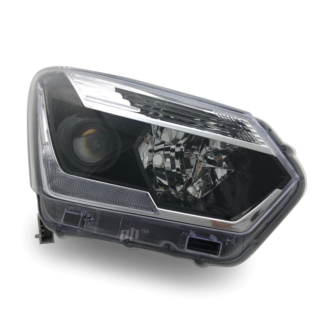 Headlights Black Projector LED DRL PAIR Fits Isuzu DMAX 2017 - 2020