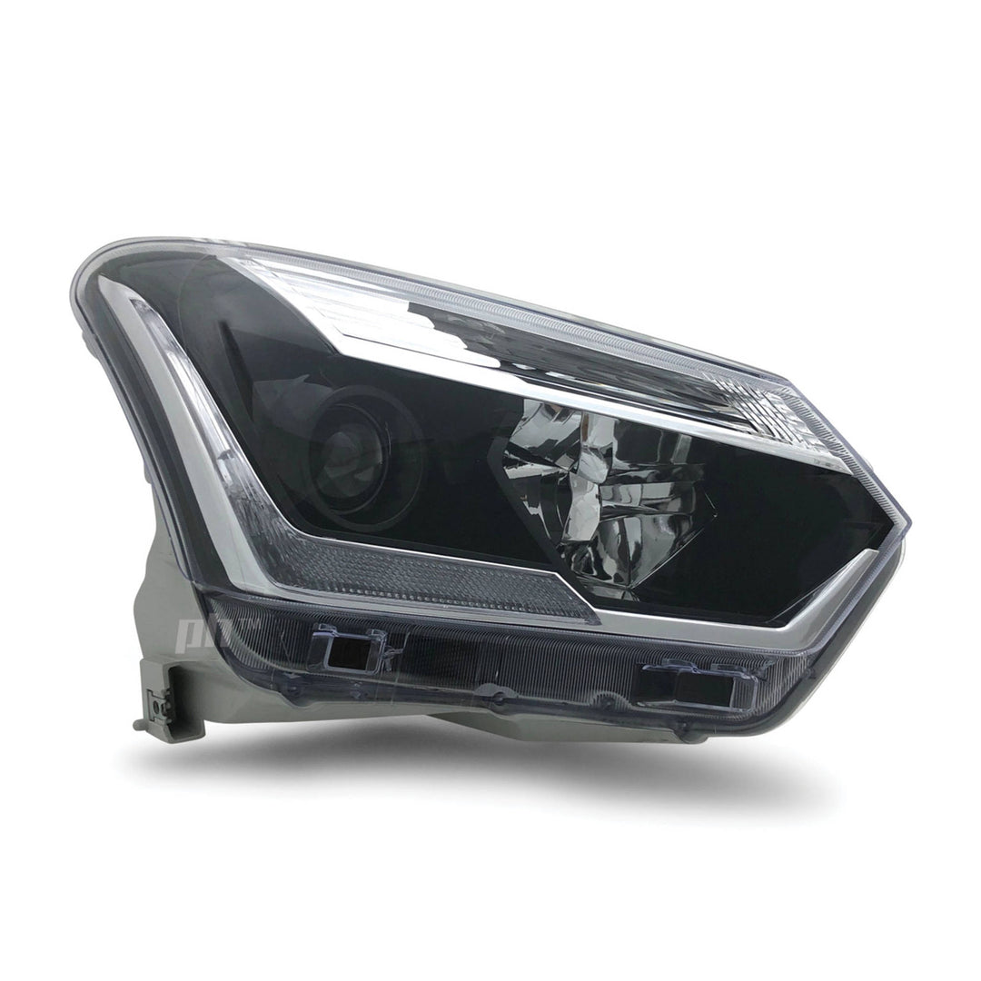 Headlights Black Projector LED DRL PAIR Fits Isuzu DMAX 2017 - 2020
