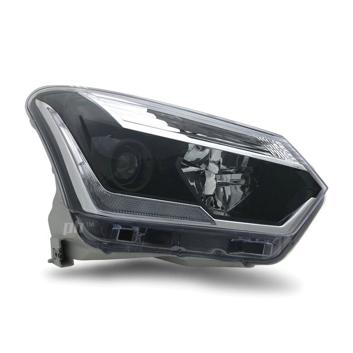 Headlights Black Projector LED DRL PAIR Fits Isuzu DMAX 2017 - 2020