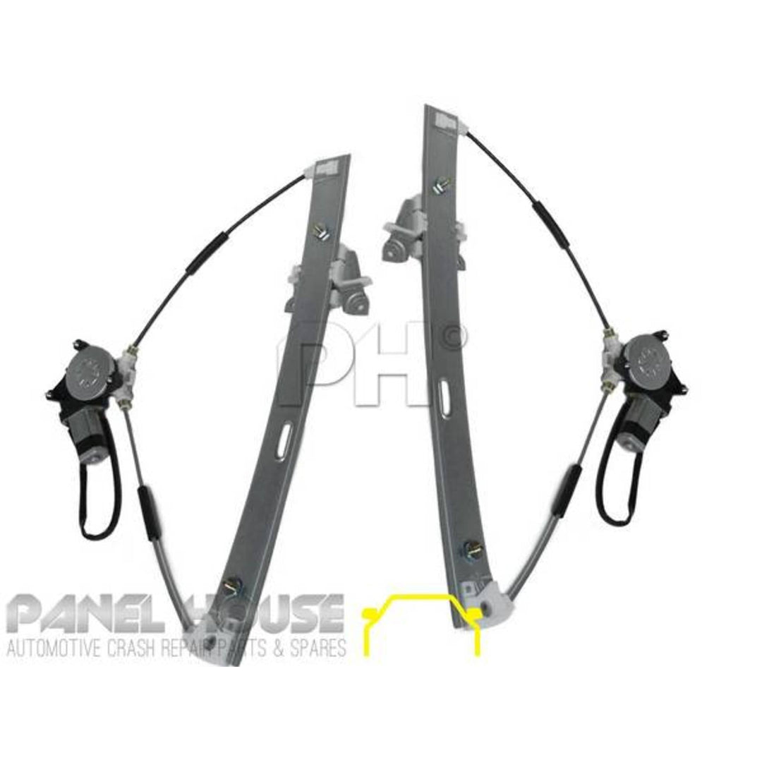 Window Regulators & Electric Motor PAIR Front fits Mazda Tribute EP 01-06