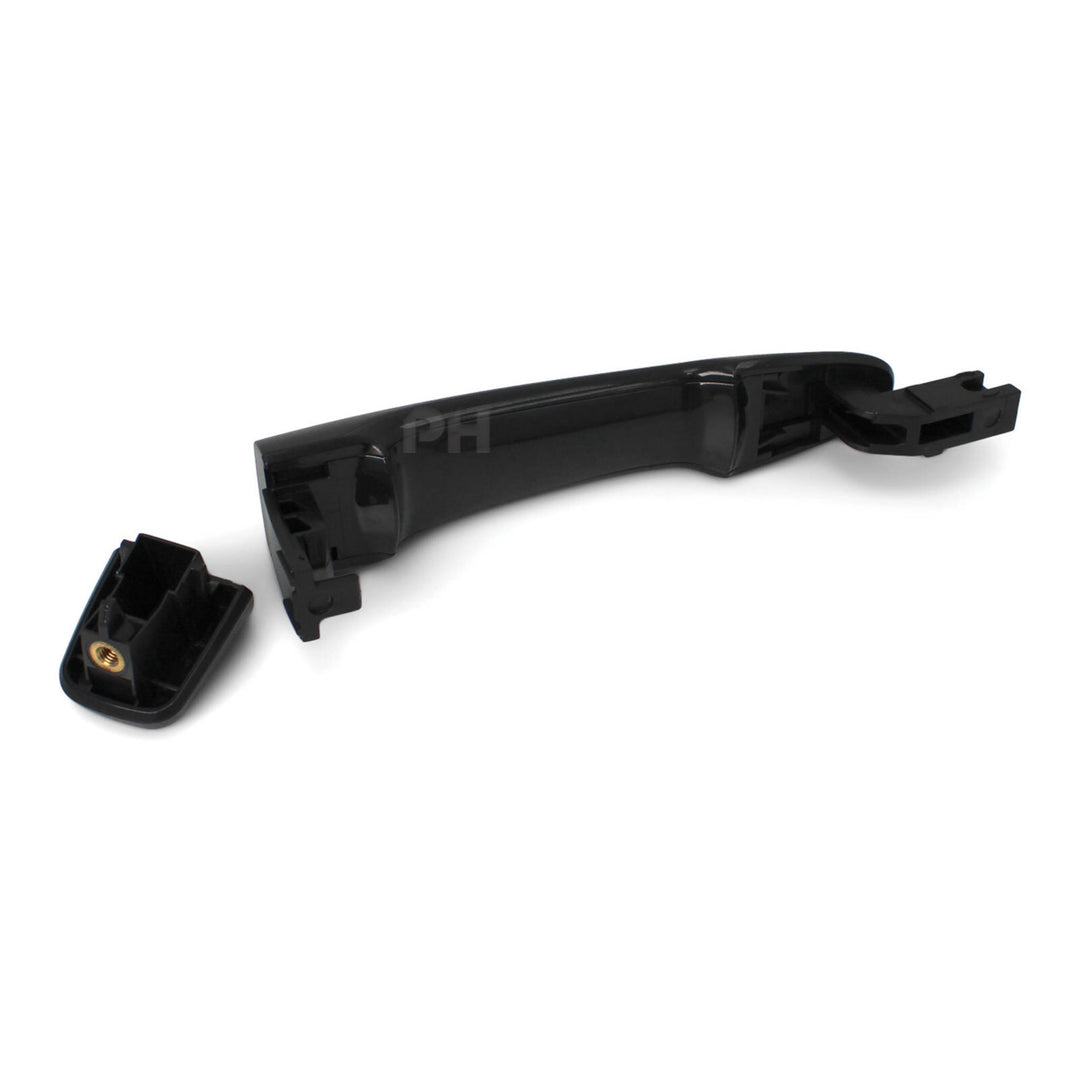 Outer Door Handles PAIR Front Black fits Nissan Navara D23 NP300 2015 - 2020