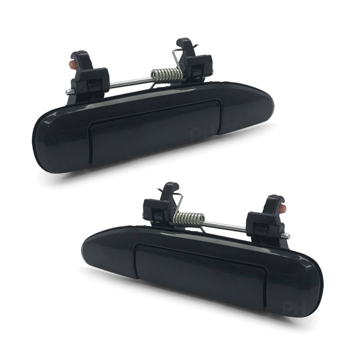 Outer Door Handles PAIR Black Fits Nissan Patrol GU Wagon 1997 - 2004