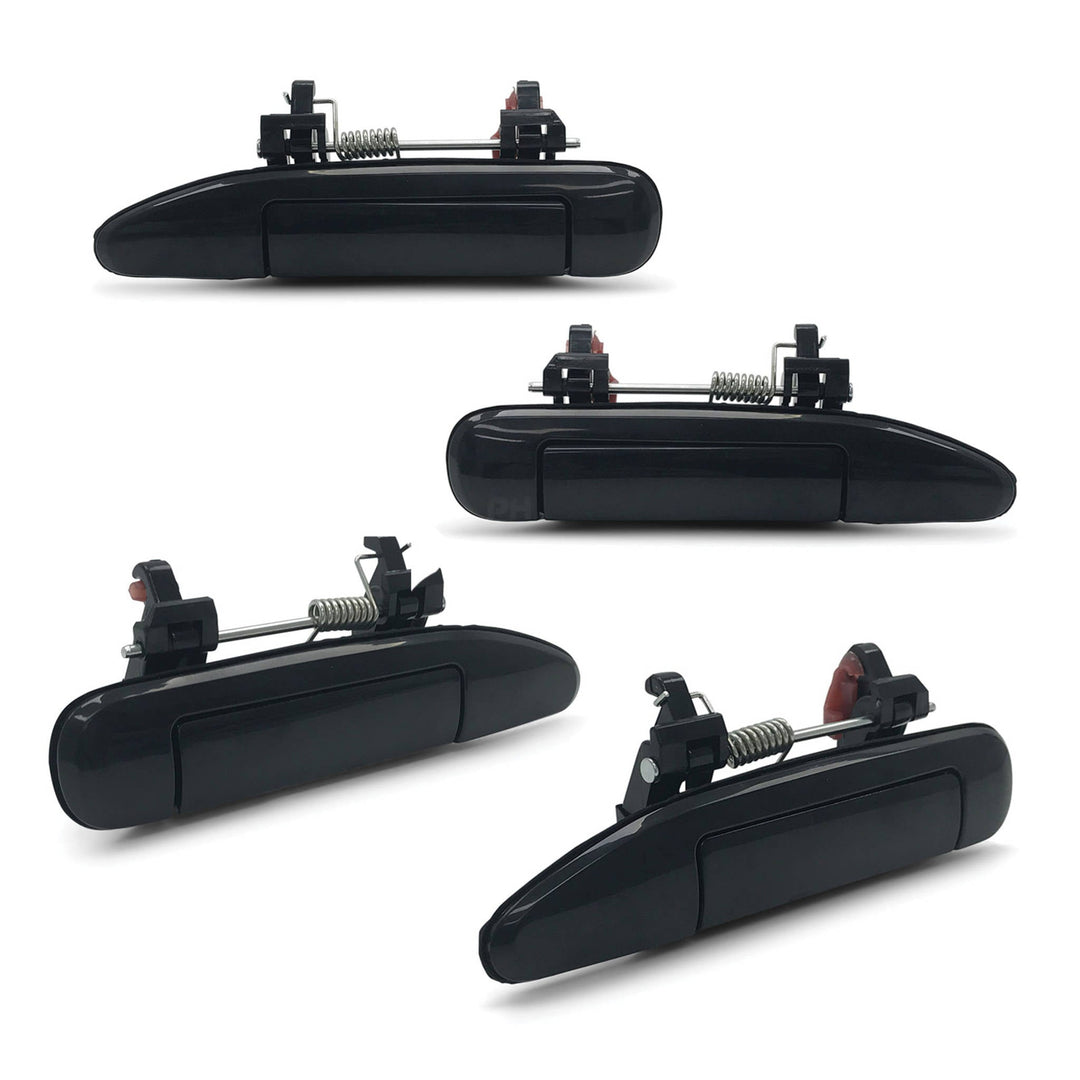 Outer Door Handle SET Black Fits Nissan Patrol GU Wagon 1997 - 2004