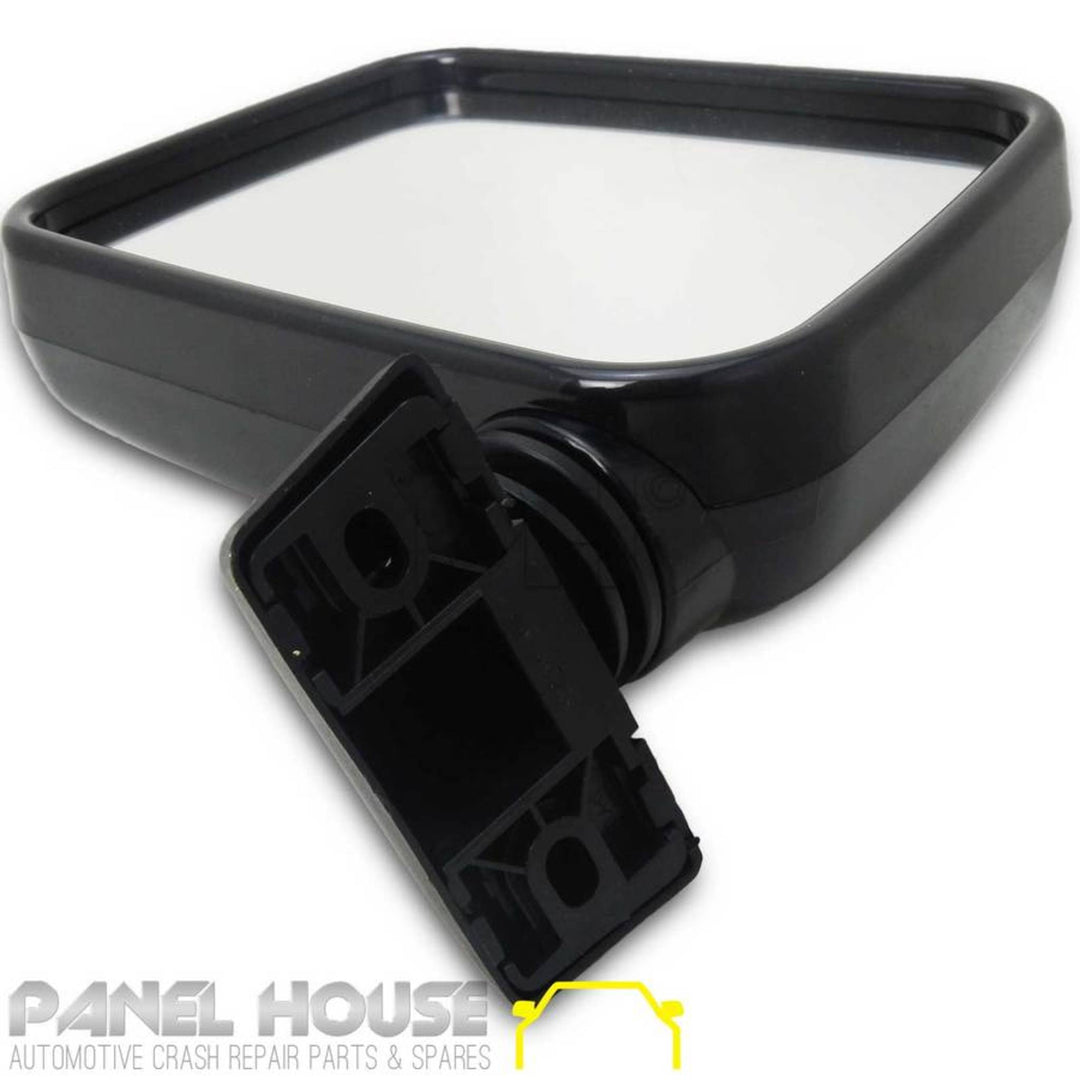 Door Mirrors PAIR Skin Mount Black fits Holden Rodeo TF Series 89-96