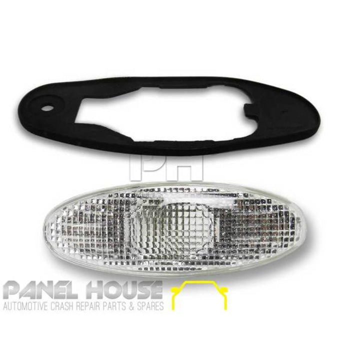 Guard Repeater PAIR Clear Oval fits Holden Commodore VR VS