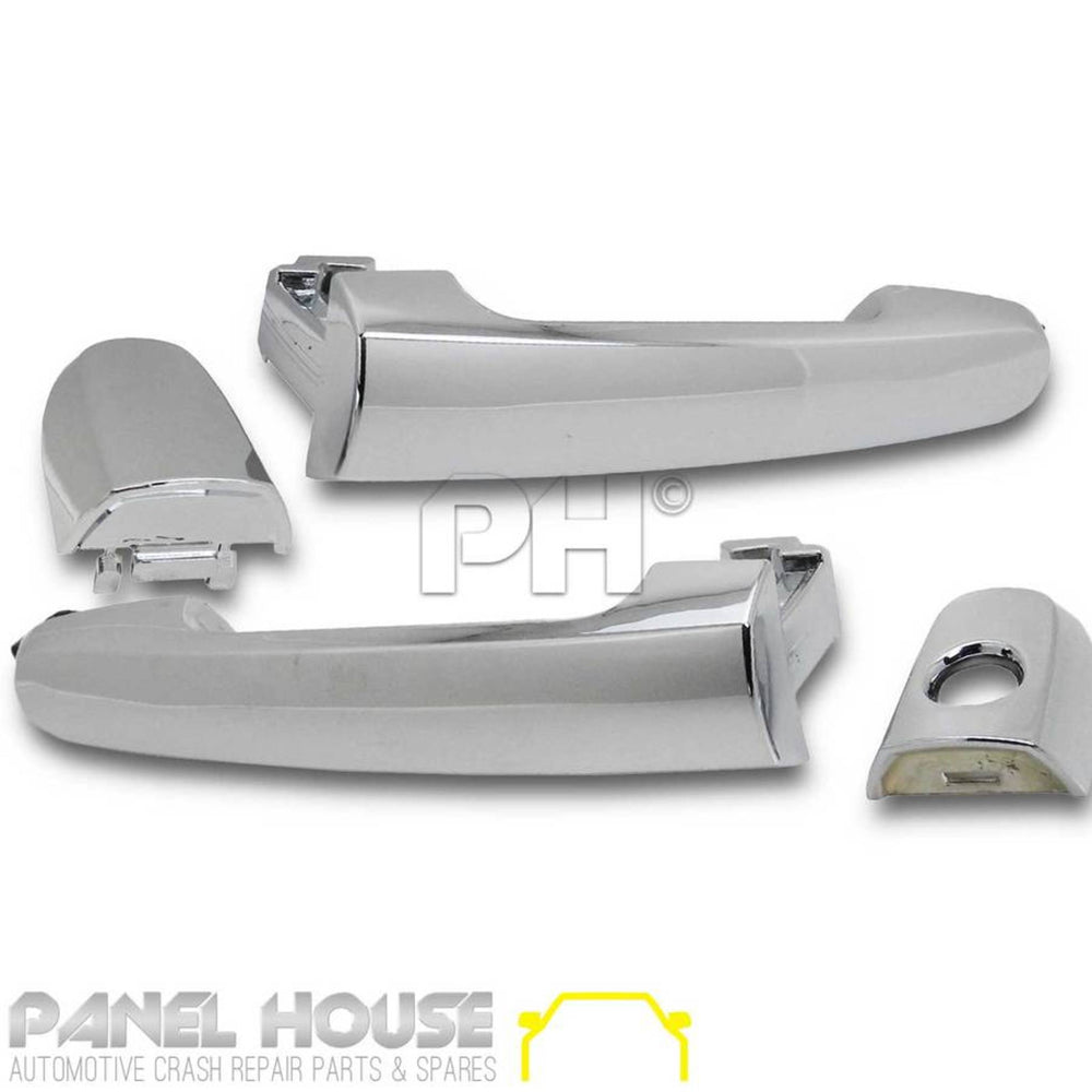 Outer Door Handle SET Chrome Fits Toyota Hilux N70 2005 - 2015