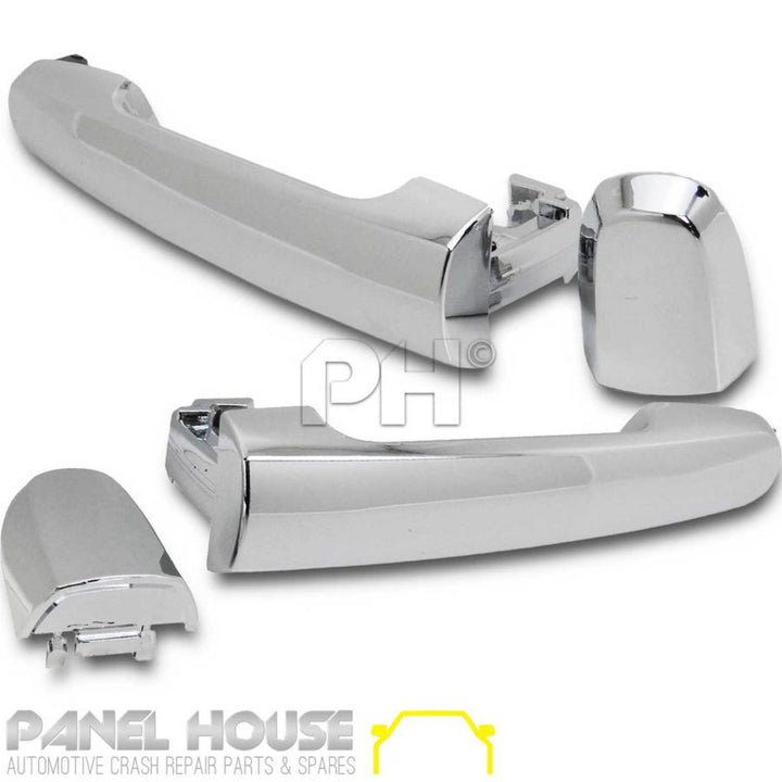 Outer Door Handle SET Chrome Fits Toyota Hilux N70 2005 - 2015