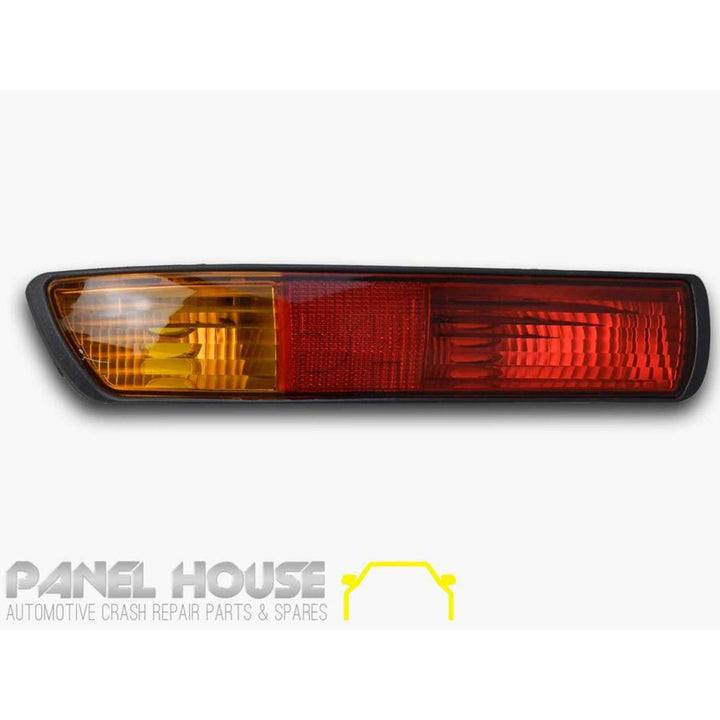 Tail Lights PAIR In Bumper Bar Fits Mitsubishi Pajero NM Wagon 2000 - 2002