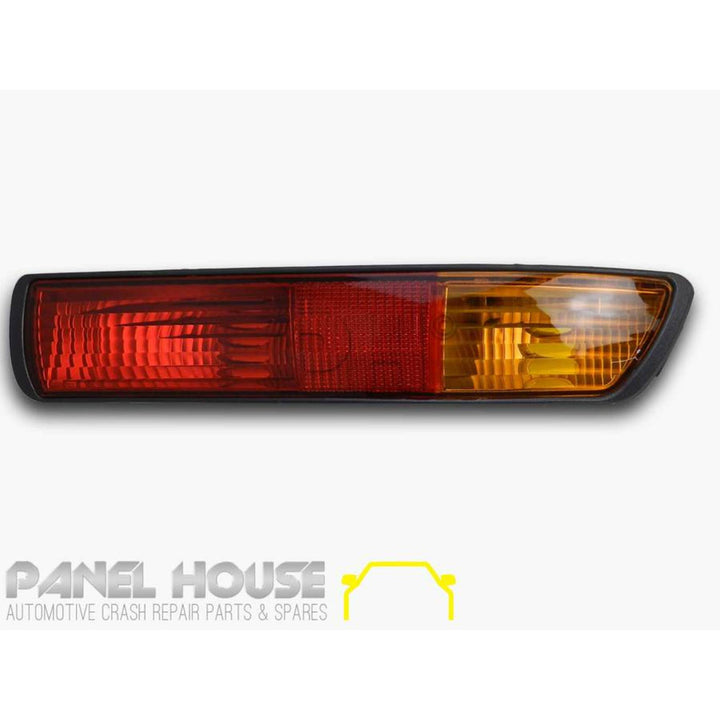 Tail Lights PAIR In Bumper Bar Fits Mitsubishi Pajero NM Wagon 2000 - 2002
